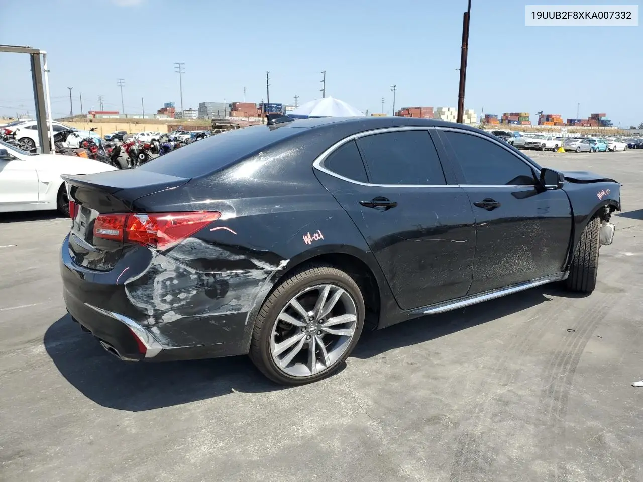 2019 Acura Tlx Advance VIN: 19UUB2F8XKA007332 Lot: 61984505