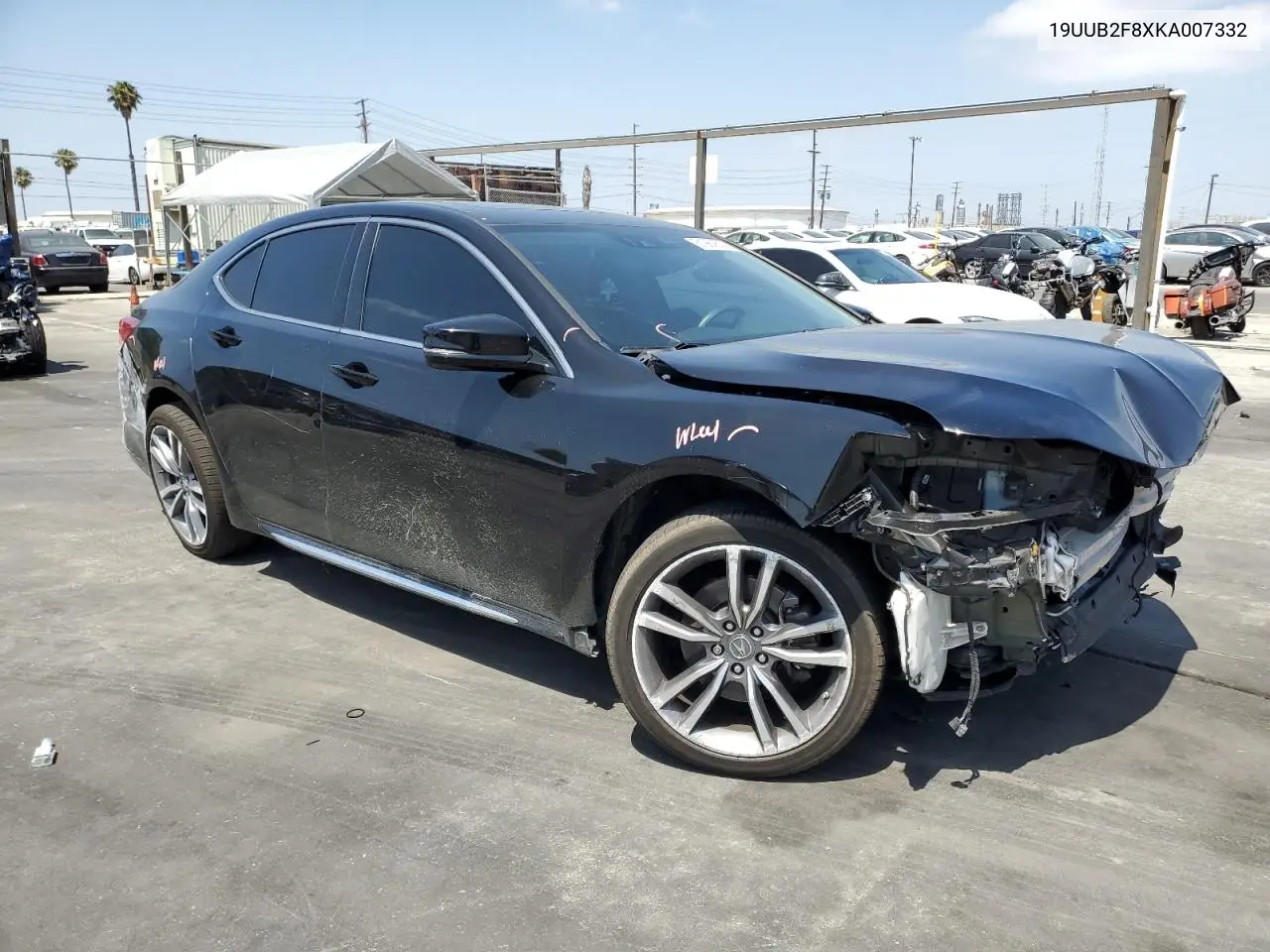 2019 Acura Tlx Advance VIN: 19UUB2F8XKA007332 Lot: 61984505