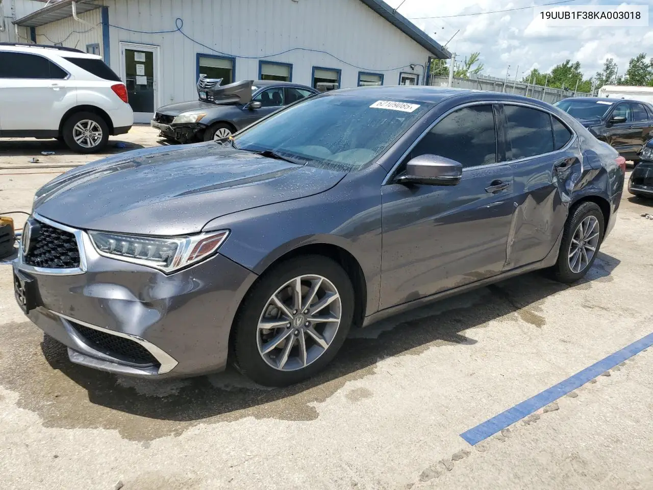 2019 Acura Tlx VIN: 19UUB1F38KA003018 Lot: 62109085