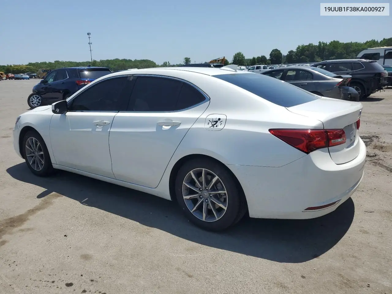 2019 Acura Tlx VIN: 19UUB1F38KA000927 Lot: 62232865