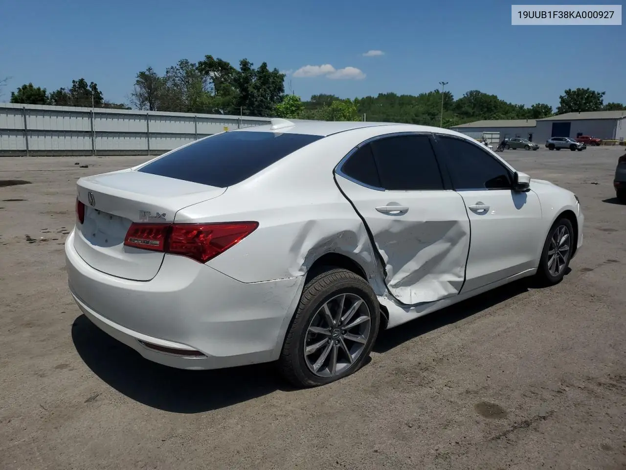 2019 Acura Tlx VIN: 19UUB1F38KA000927 Lot: 62232865