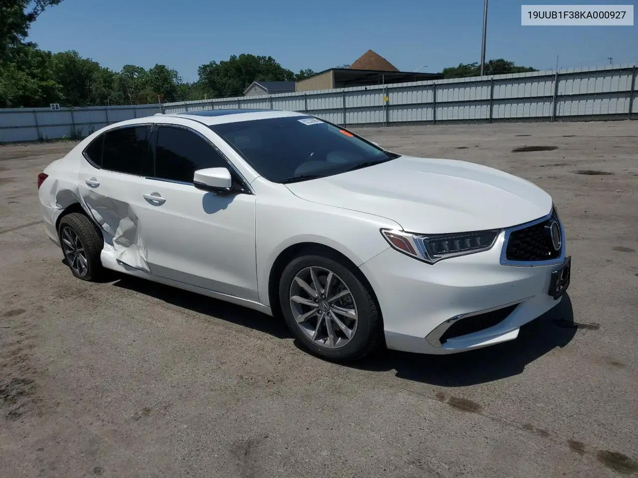 2019 Acura Tlx VIN: 19UUB1F38KA000927 Lot: 62232865