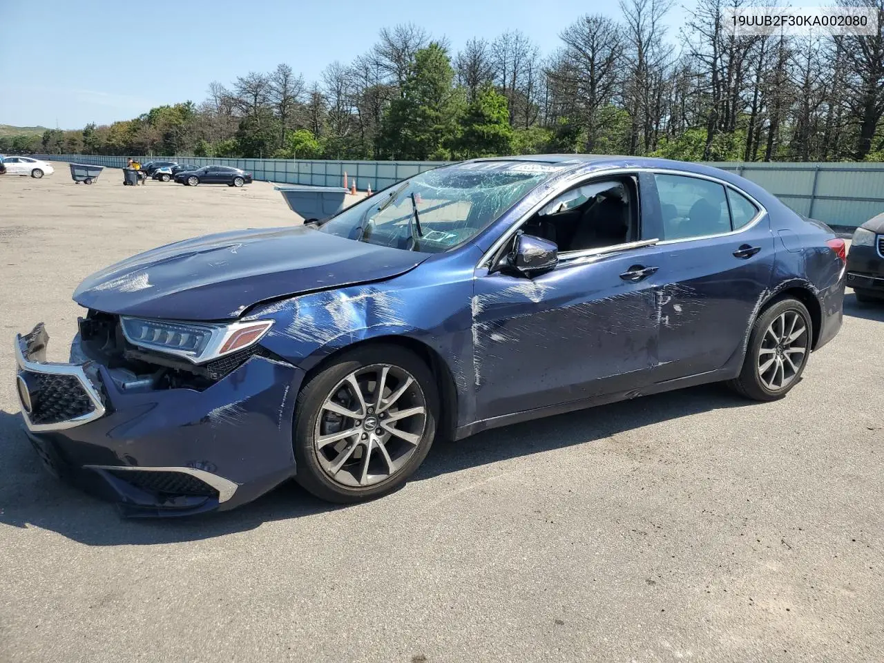 2019 Acura Tlx VIN: 19UUB2F30KA002080 Lot: 62306485