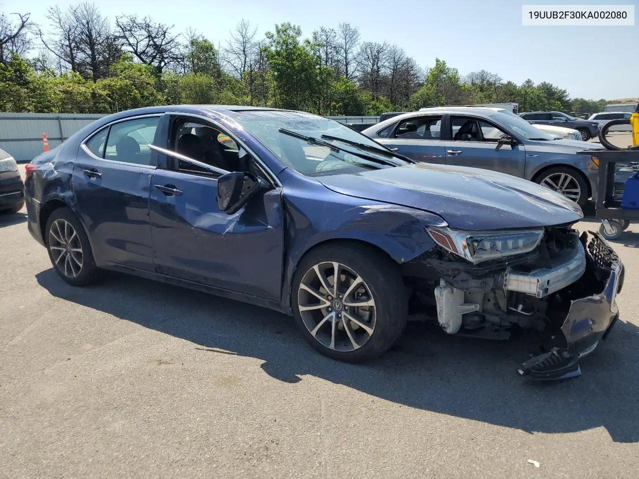 2019 Acura Tlx VIN: 19UUB2F30KA002080 Lot: 62306485
