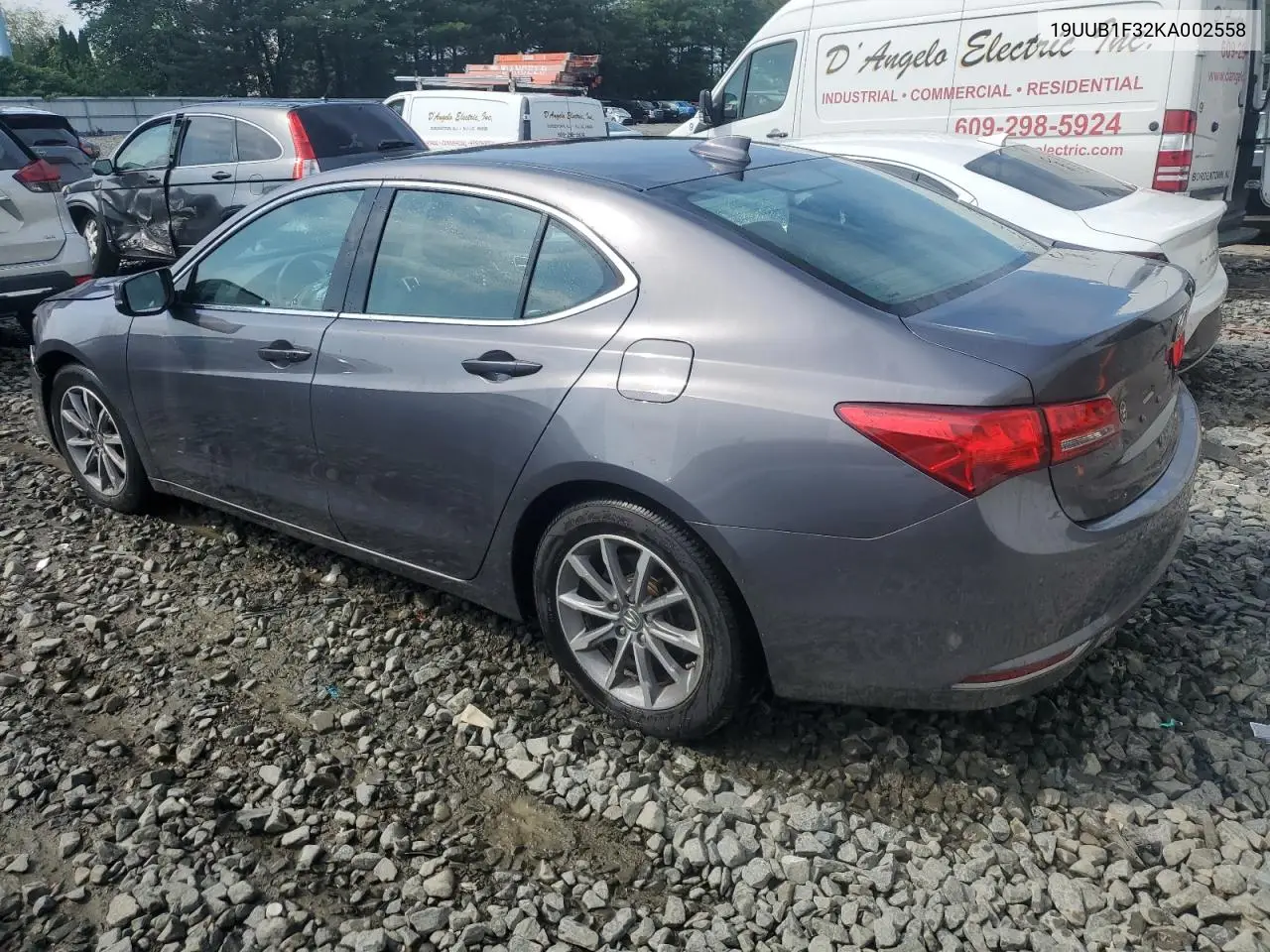 2019 Acura Tlx VIN: 19UUB1F32KA002558 Lot: 62399465