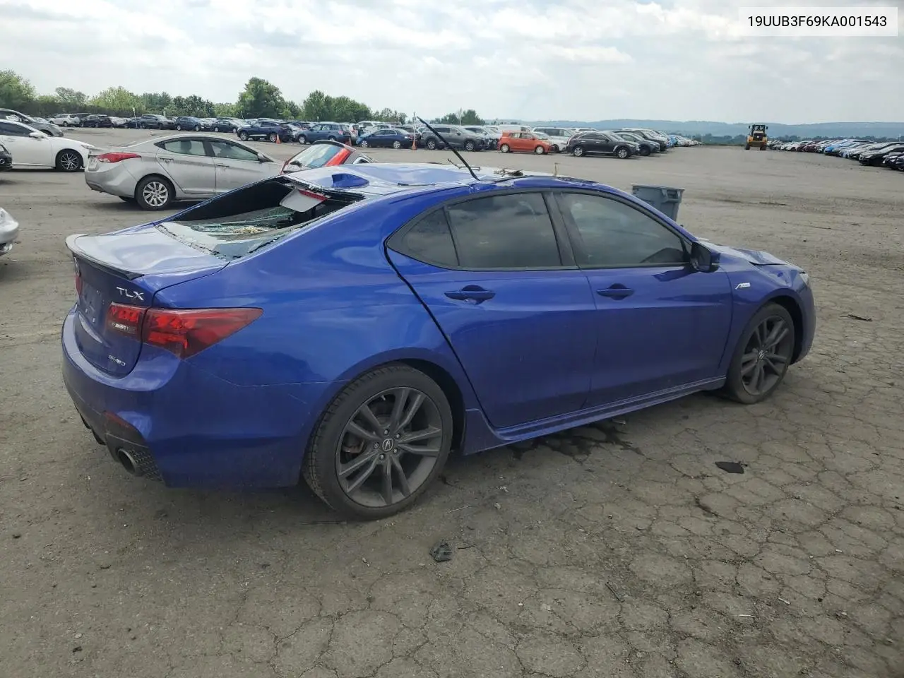 2019 Acura Tlx Technology VIN: 19UUB3F69KA001543 Lot: 62479905