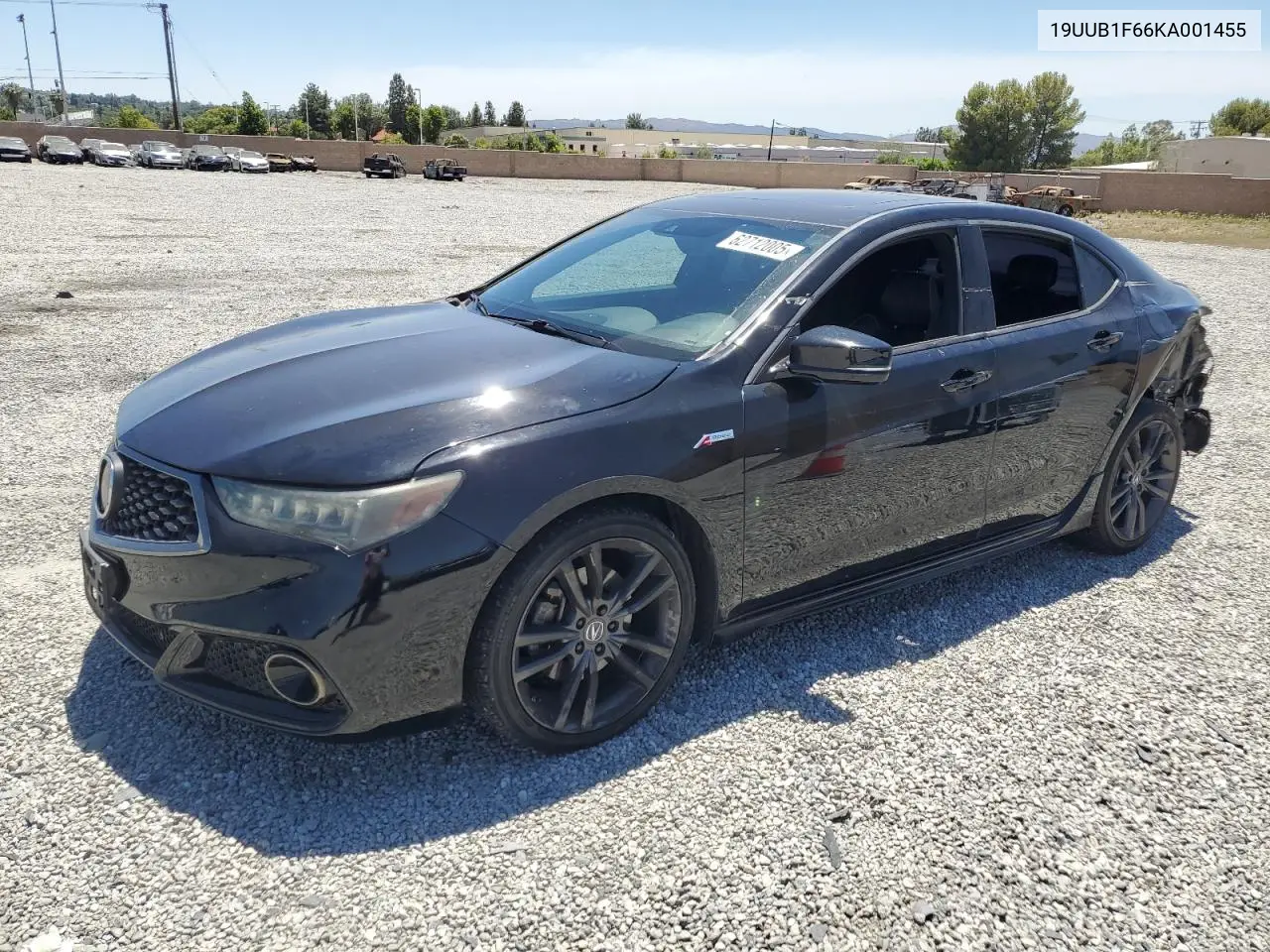 2019 Acura Tlx Technology VIN: 19UUB1F66KA001455 Lot: 62712005