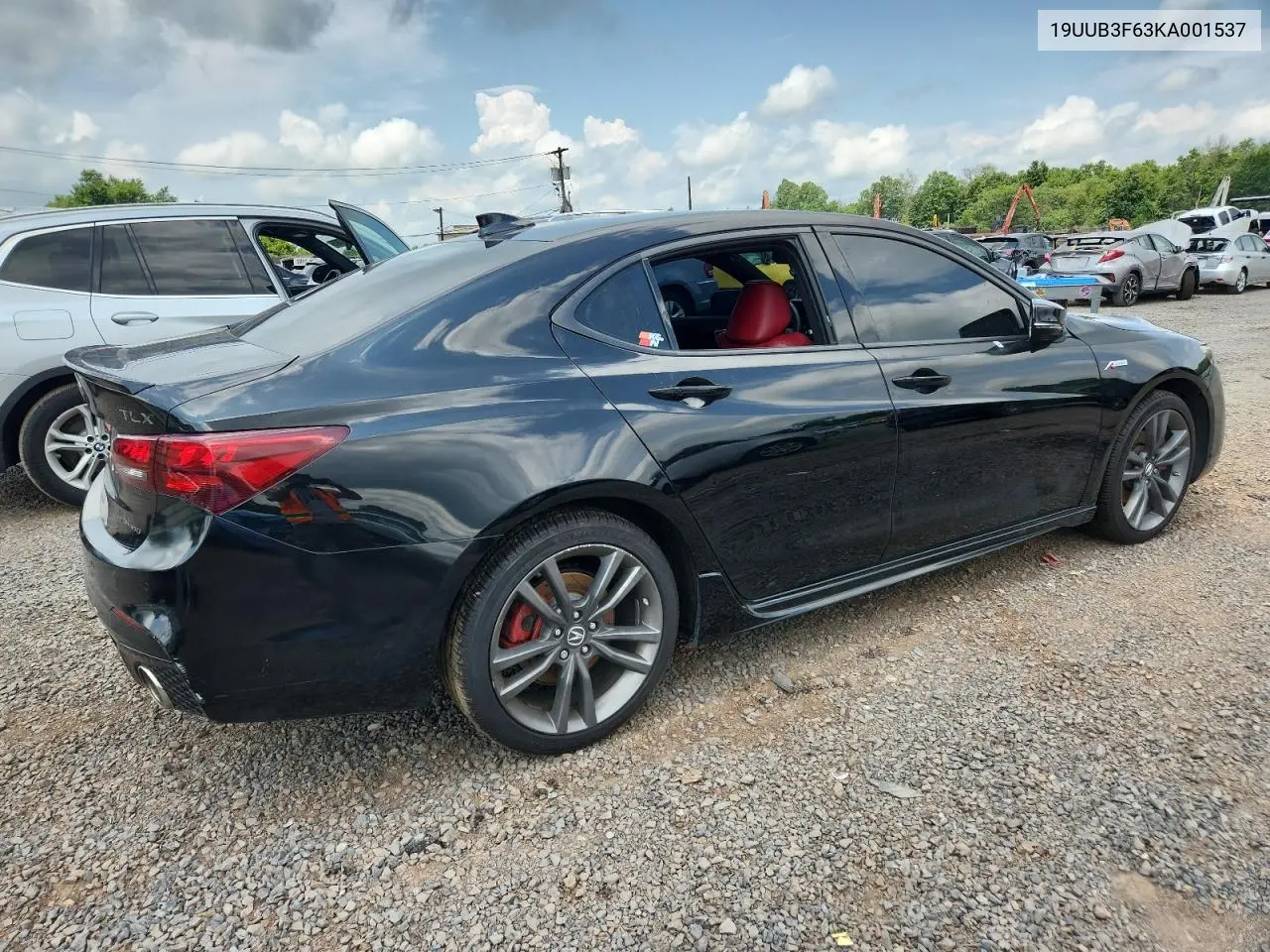 2019 Acura Tlx Technology VIN: 19UUB3F63KA001537 Lot: 62737135