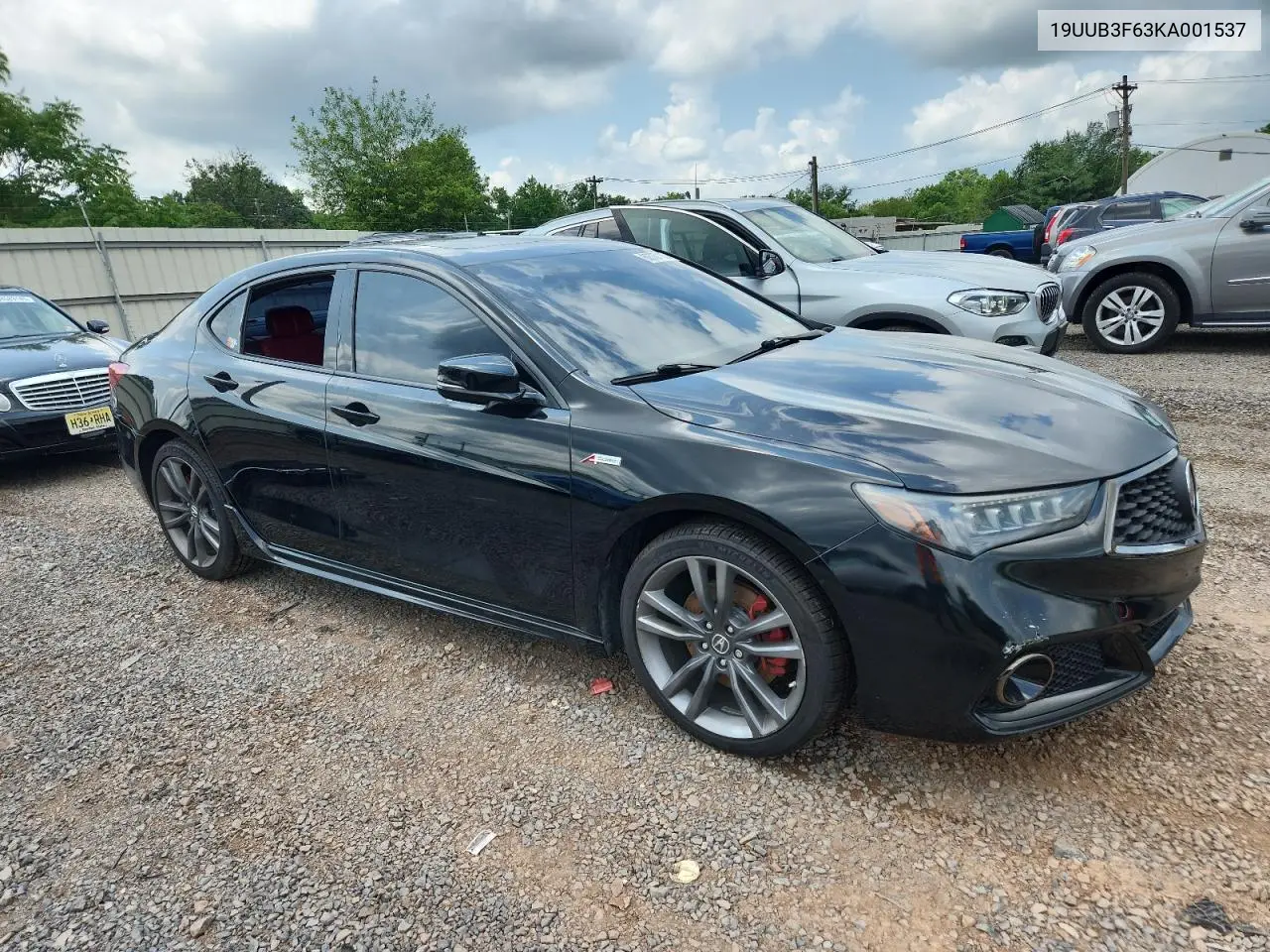 2019 Acura Tlx Technology VIN: 19UUB3F63KA001537 Lot: 62737135