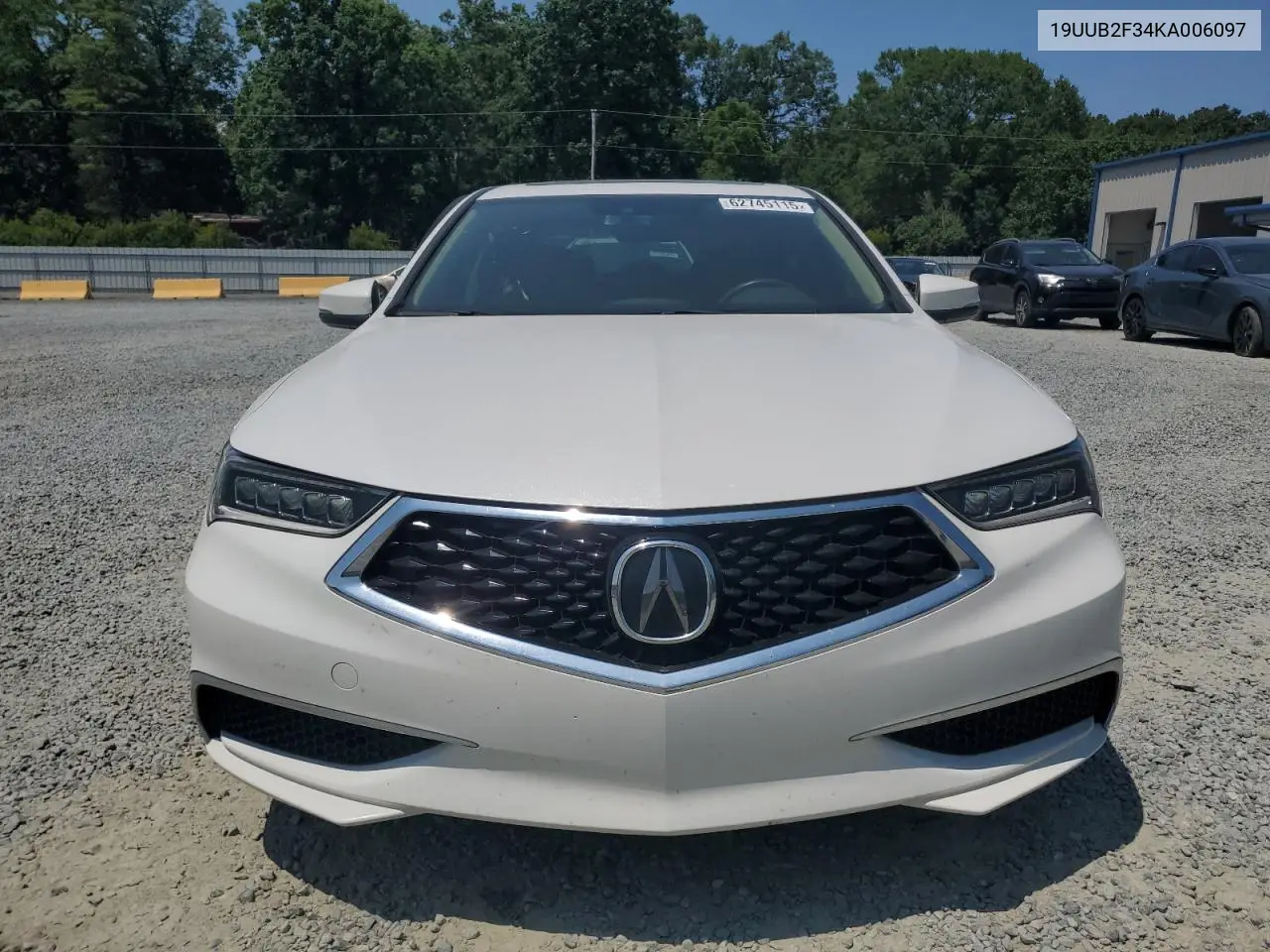 2019 Acura Tlx VIN: 19UUB2F34KA006097 Lot: 62745115