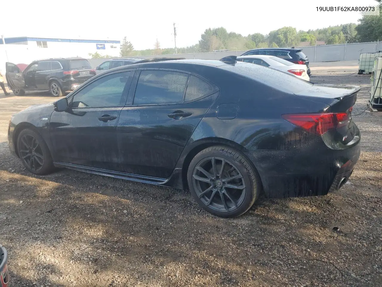 2019 Acura Tlx Technology VIN: 19UUB1F62KA800973 Lot: 63015555