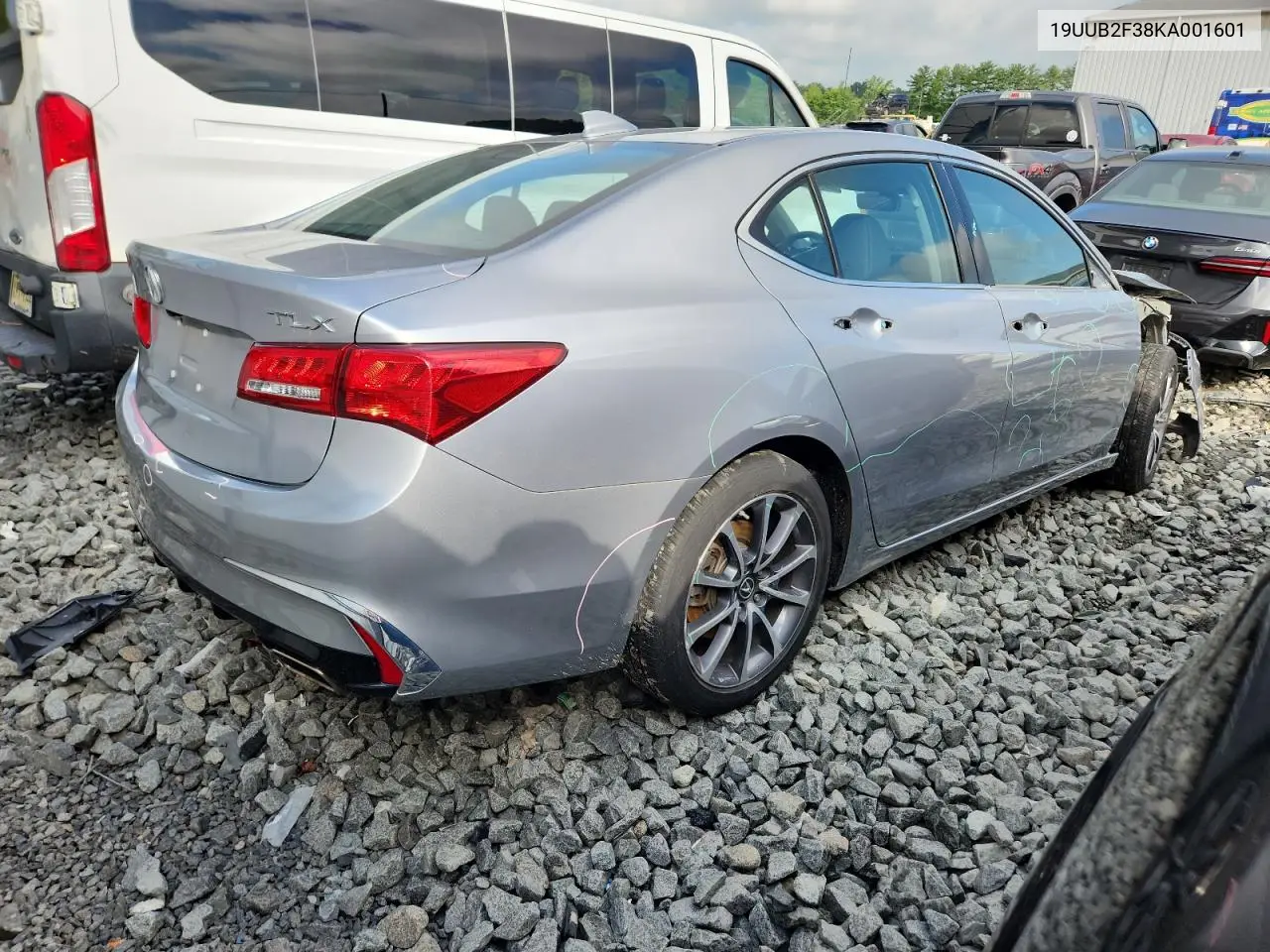 2019 Acura Tlx VIN: 19UUB2F38KA001601 Lot: 63490025