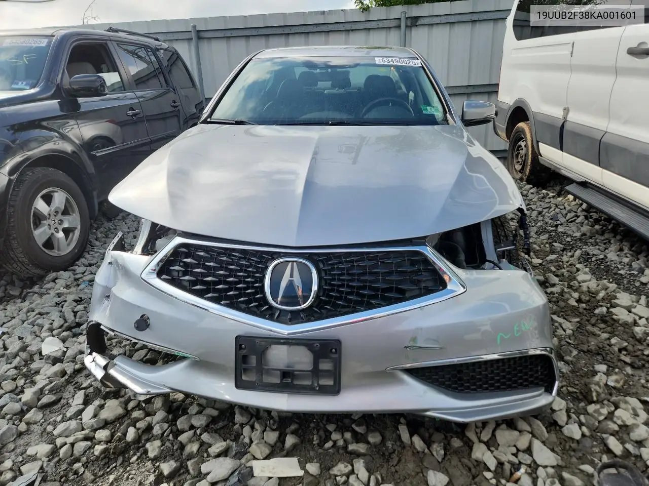 2019 Acura Tlx VIN: 19UUB2F38KA001601 Lot: 63490025