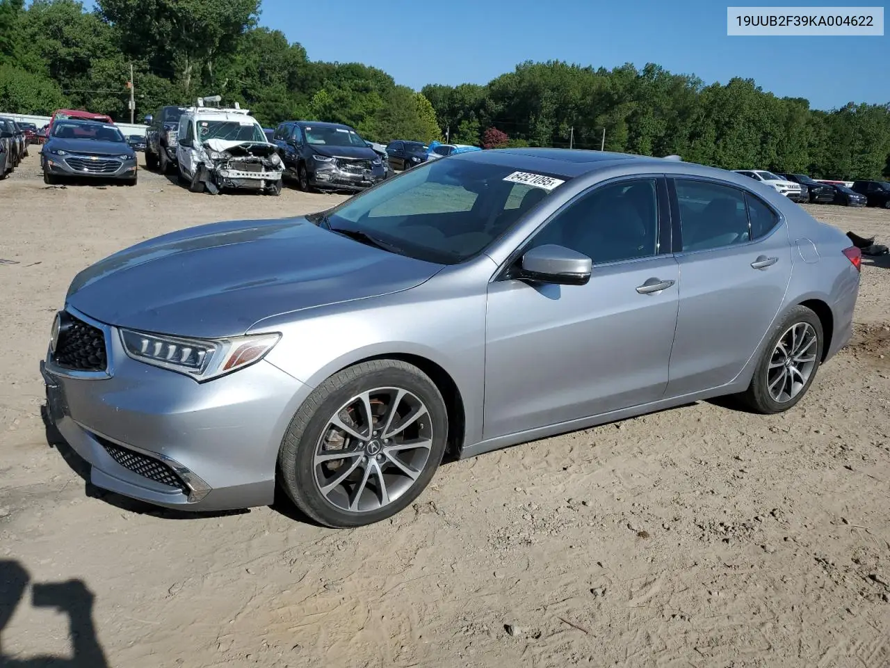 2019 Acura Tlx VIN: 19UUB2F39KA004622 Lot: 64521095