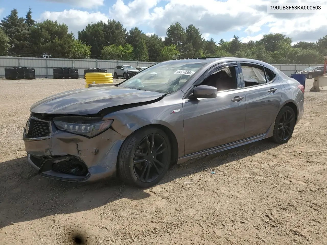 2019 Acura Tlx Technology VIN: 19UUB3F63KA000503 Lot: 64774565