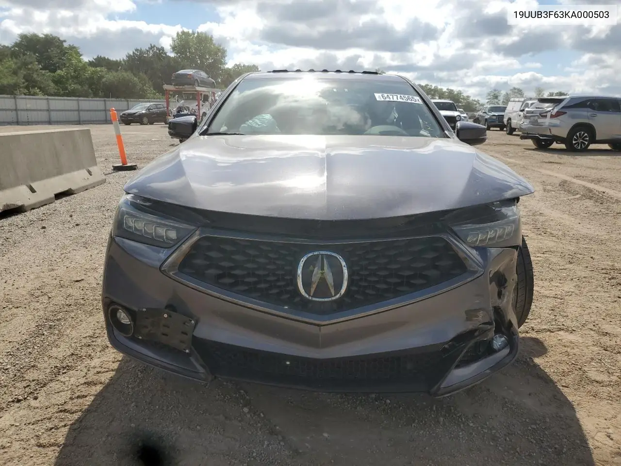 2019 Acura Tlx Technology VIN: 19UUB3F63KA000503 Lot: 64774565