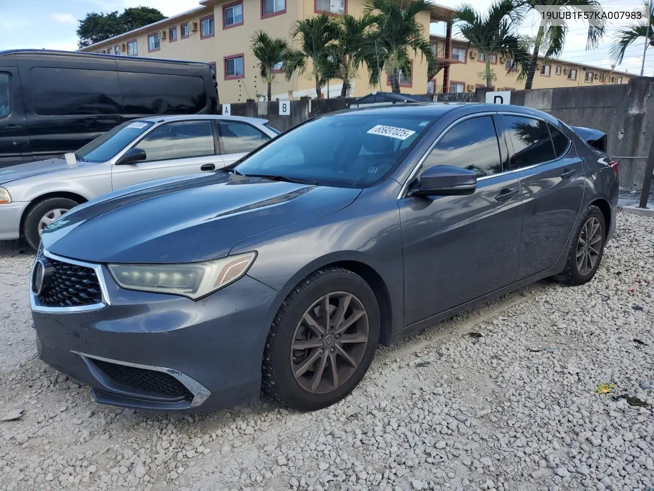 2019 Acura Tlx Technology VIN: 19UUB1F57KA007983 Lot: 65937025