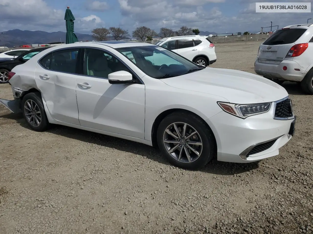 2020 Acura Tlx VIN: 19UUB1F38LA016028 Lot: 51489205