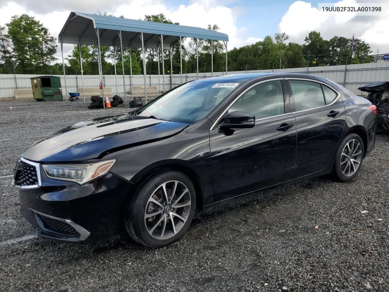 2020 Acura Tlx VIN: 19UUB2F32LA001398 Lot: 56947415