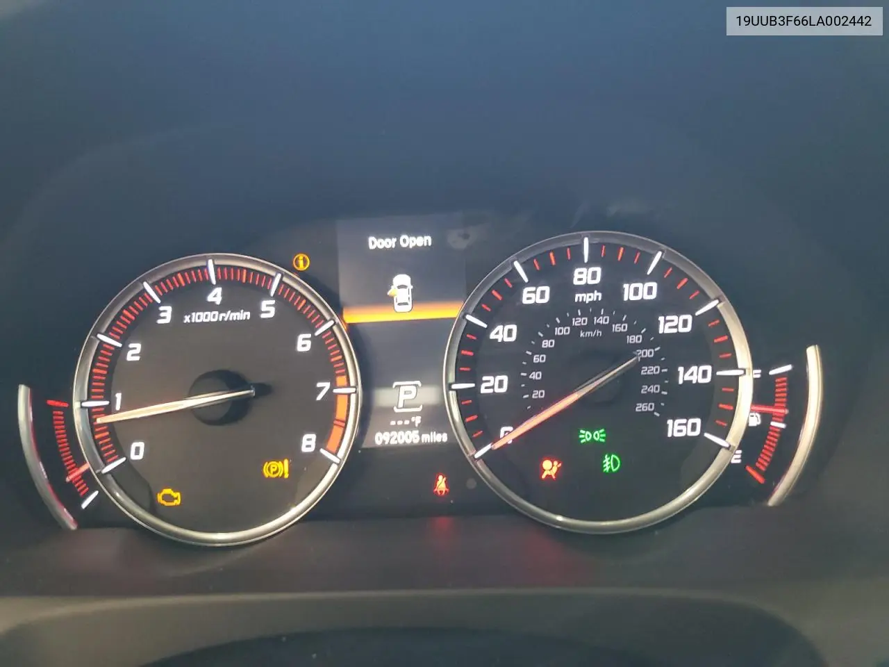 2020 Acura Tlx Technology VIN: 19UUB3F66LA002442 Lot: 57103055
