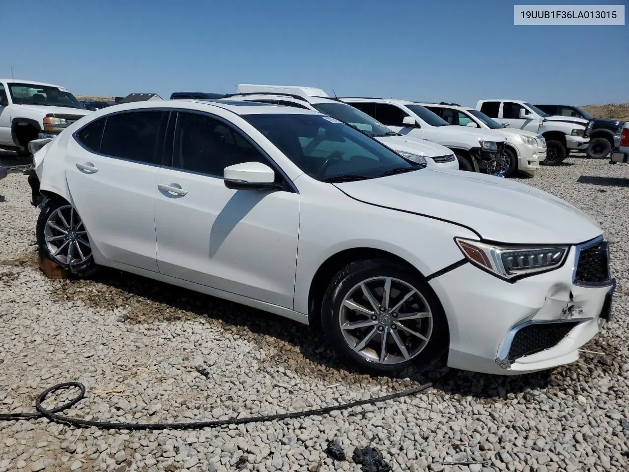 2020 Acura Tlx VIN: 19UUB1F36LA013015 Lot: 62006415