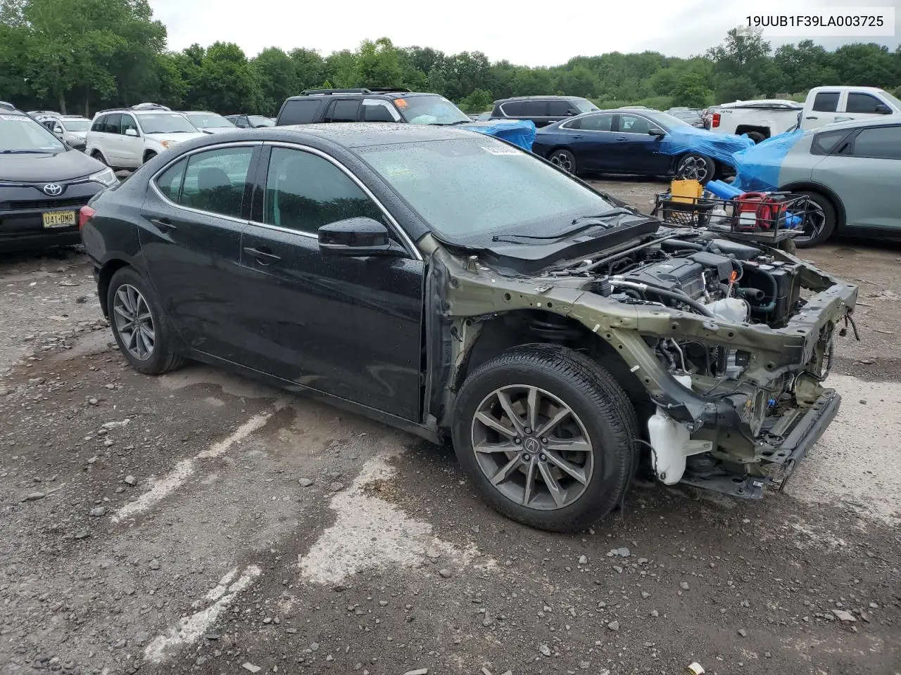 2020 Acura Tlx VIN: 19UUB1F39LA003725 Lot: 62108405