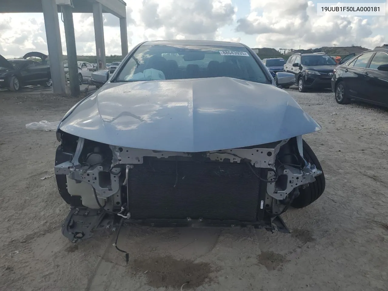 2020 Acura Tlx Technology VIN: 19UUB1F50LA000181 Lot: 88643935