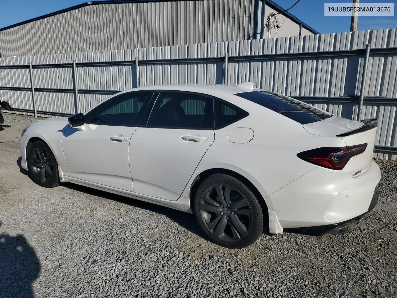 2021 Acura Tlx Tech A VIN: 19UUB5F53MA013676 Lot: 43506545