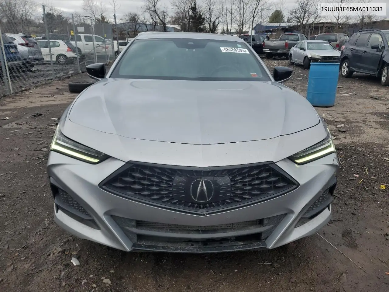 2021 Acura Tlx Technology VIN: 19UUB1F65MA011333 Lot: 48488595