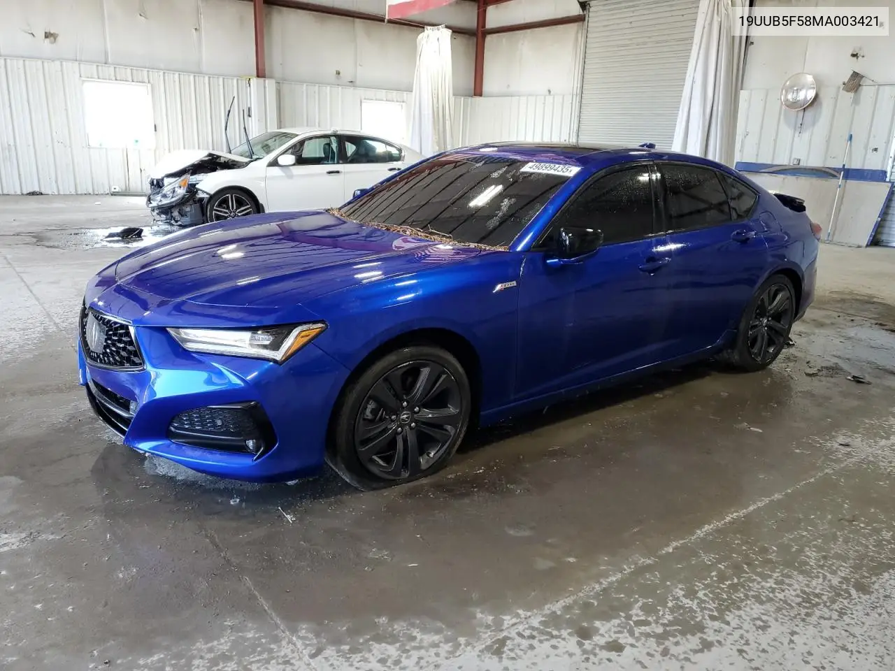 2021 Acura Tlx Tech A VIN: 19UUB5F58MA003421 Lot: 49899435