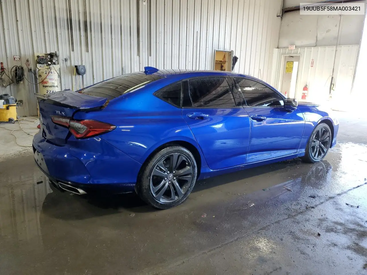 2021 Acura Tlx Tech A VIN: 19UUB5F58MA003421 Lot: 49899435