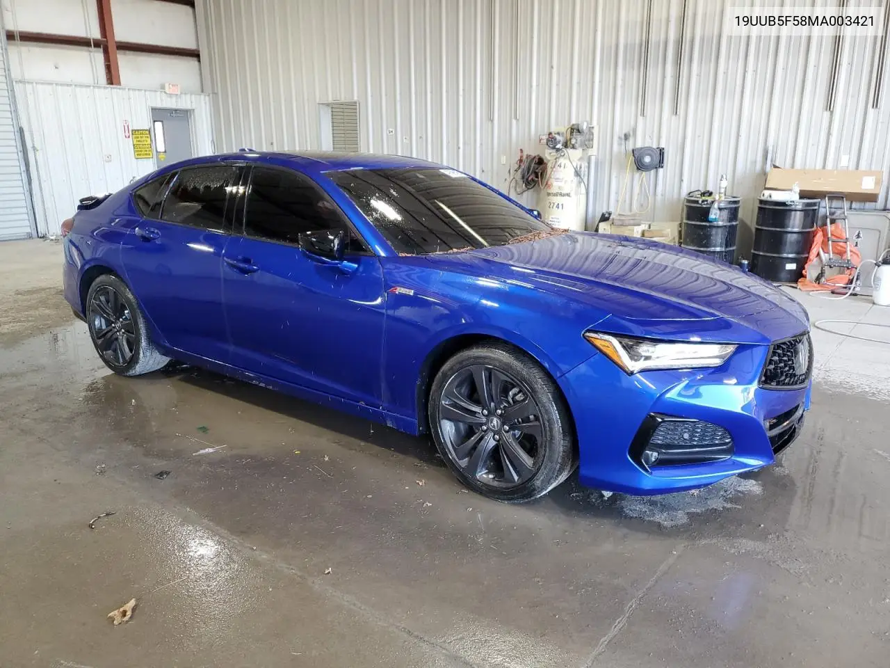 2021 Acura Tlx Tech A VIN: 19UUB5F58MA003421 Lot: 49899435