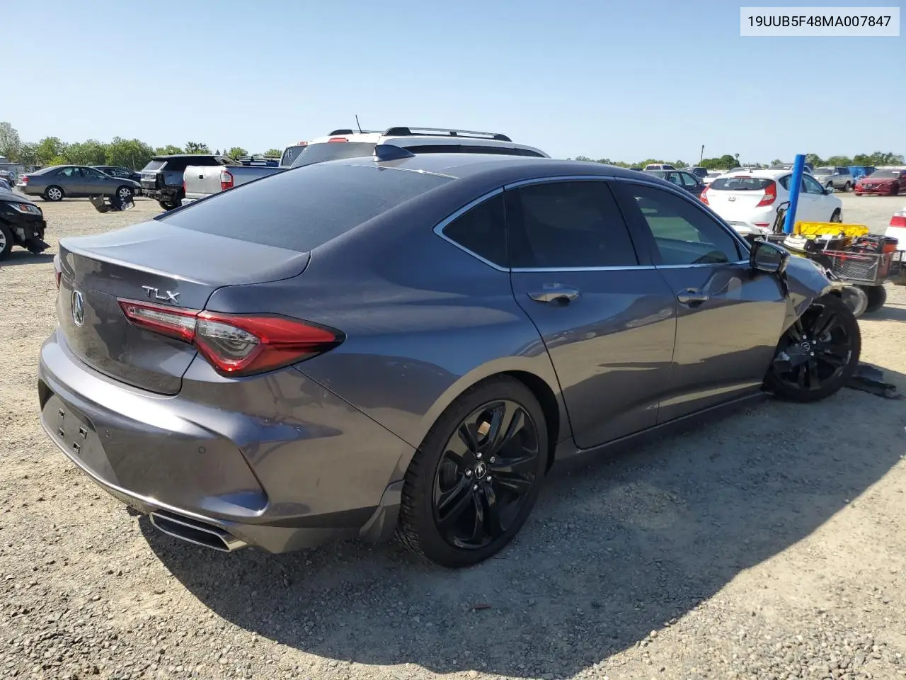 2021 Acura Tlx Technology VIN: 19UUB5F48MA007847 Lot: 51637005