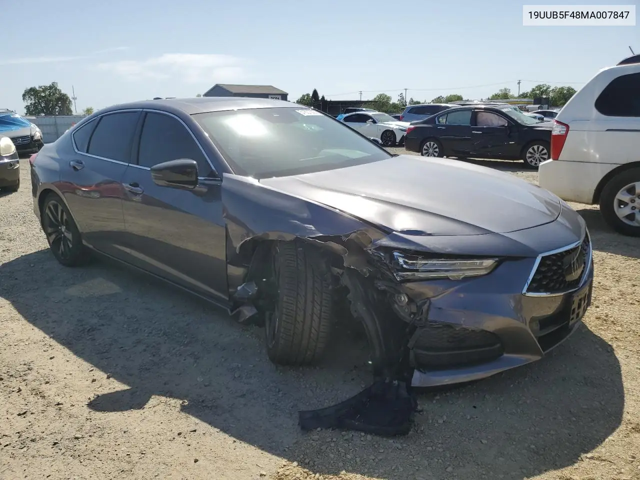 2021 Acura Tlx Technology VIN: 19UUB5F48MA007847 Lot: 51637005