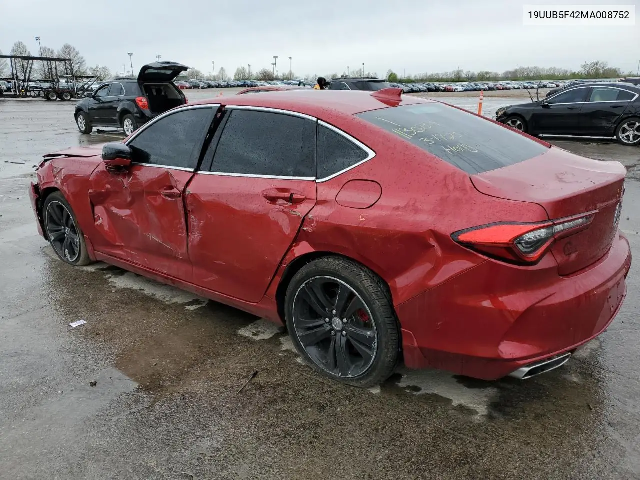 2021 Acura Tlx Technology VIN: 19UUB5F42MA008752 Lot: 51679665