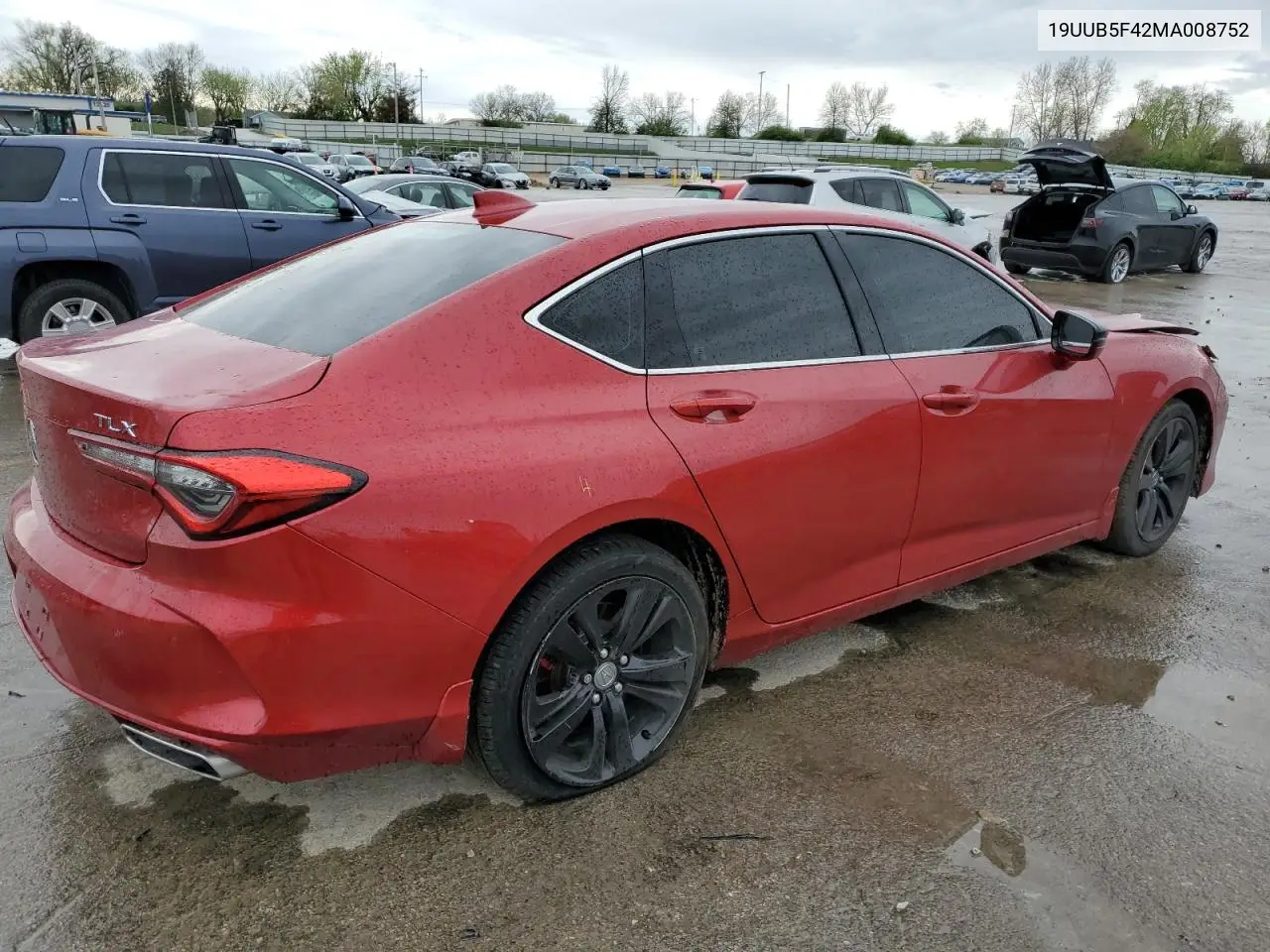 2021 Acura Tlx Technology VIN: 19UUB5F42MA008752 Lot: 51679665