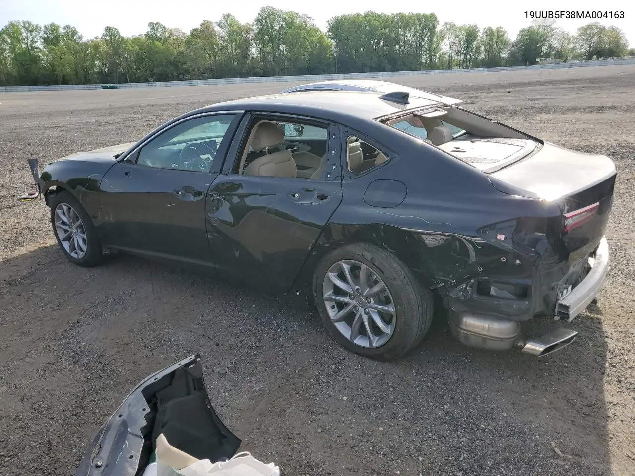 2021 Acura Tlx VIN: 19UUB5F38MA004163 Lot: 54009015