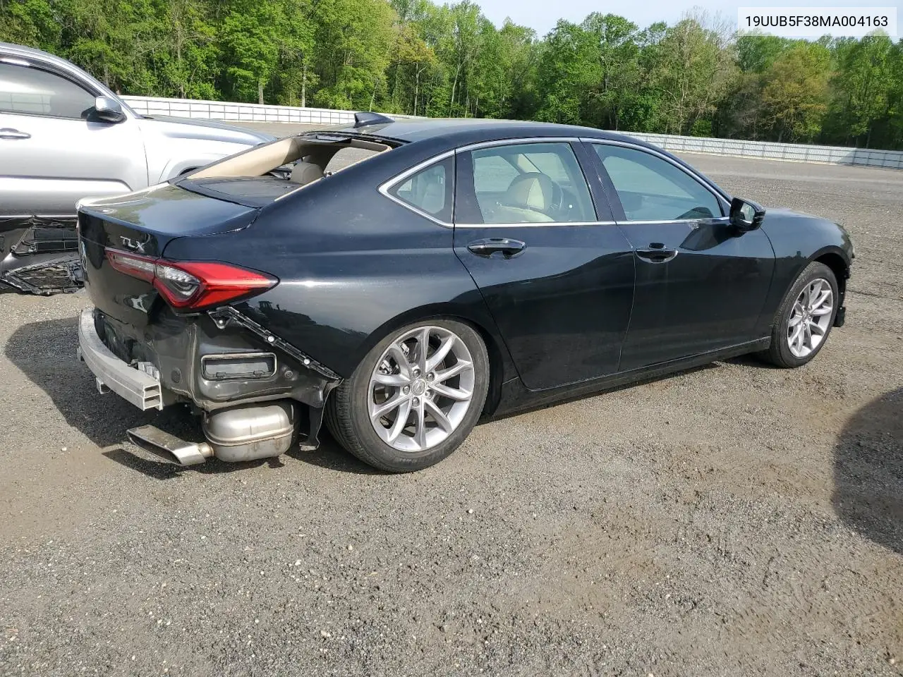 2021 Acura Tlx VIN: 19UUB5F38MA004163 Lot: 54009015