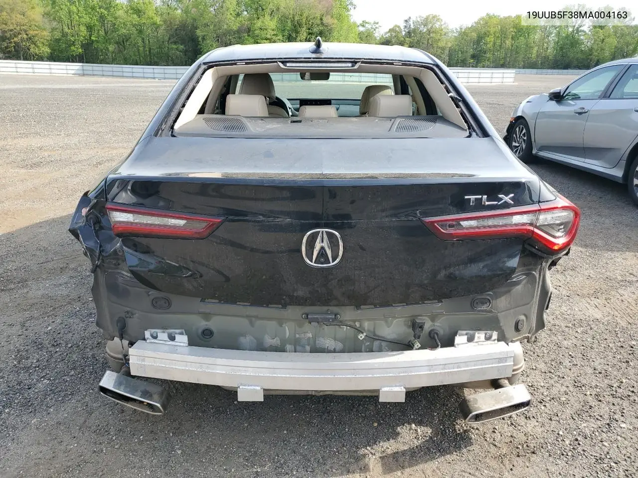 2021 Acura Tlx VIN: 19UUB5F38MA004163 Lot: 54009015
