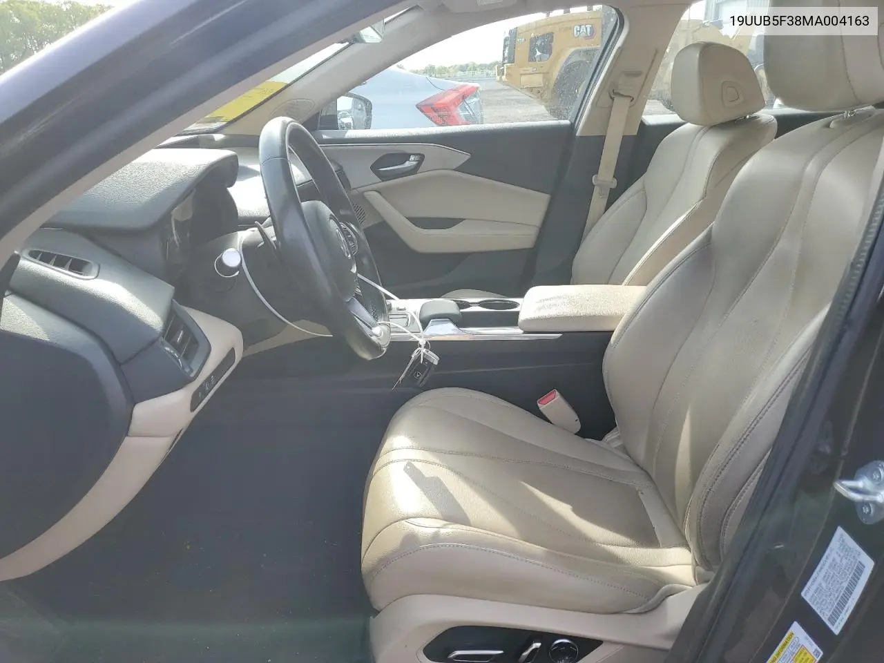 2021 Acura Tlx VIN: 19UUB5F38MA004163 Lot: 54009015