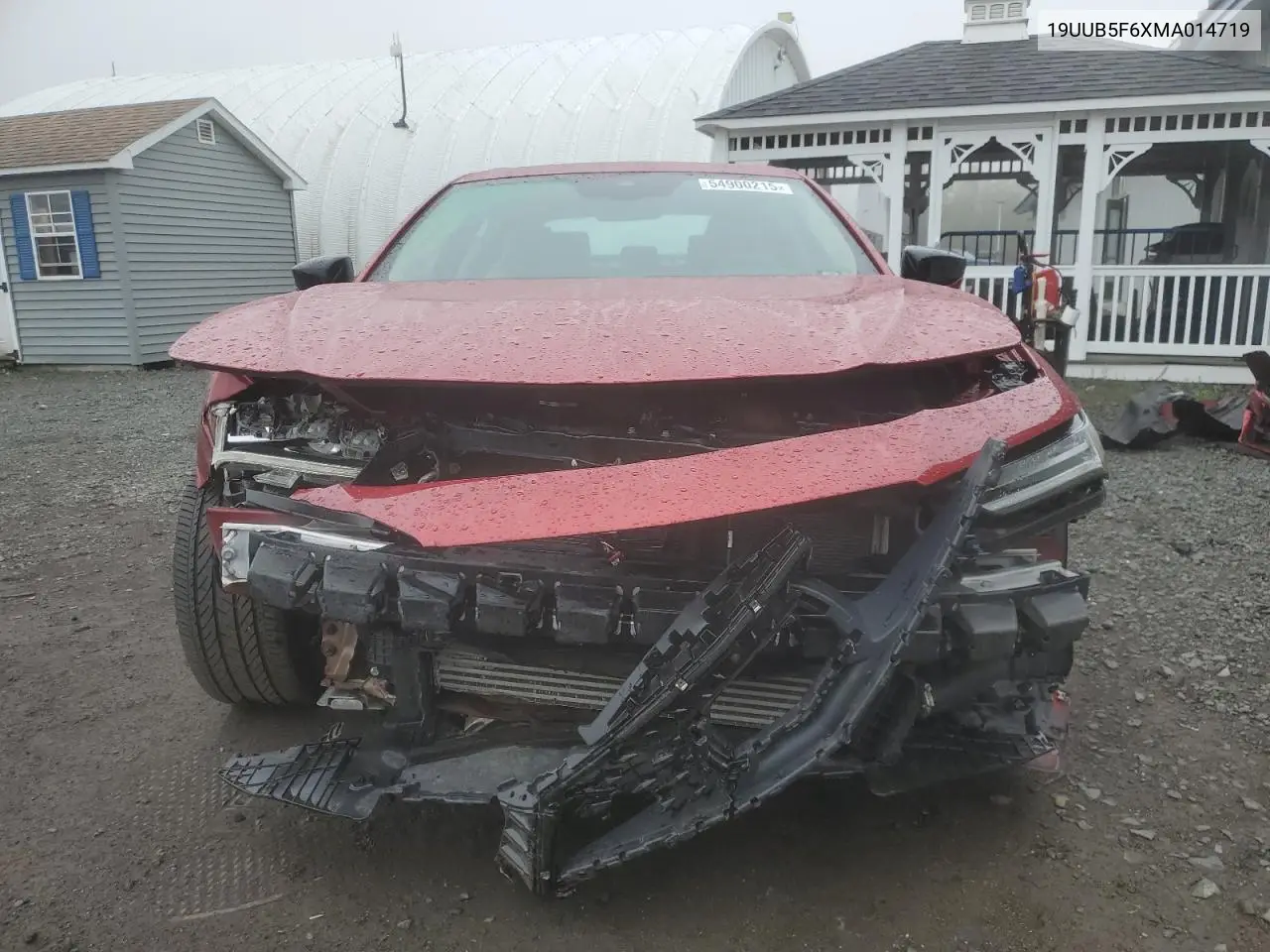 2021 Acura Tlx Advance VIN: 19UUB5F6XMA014719 Lot: 54900215