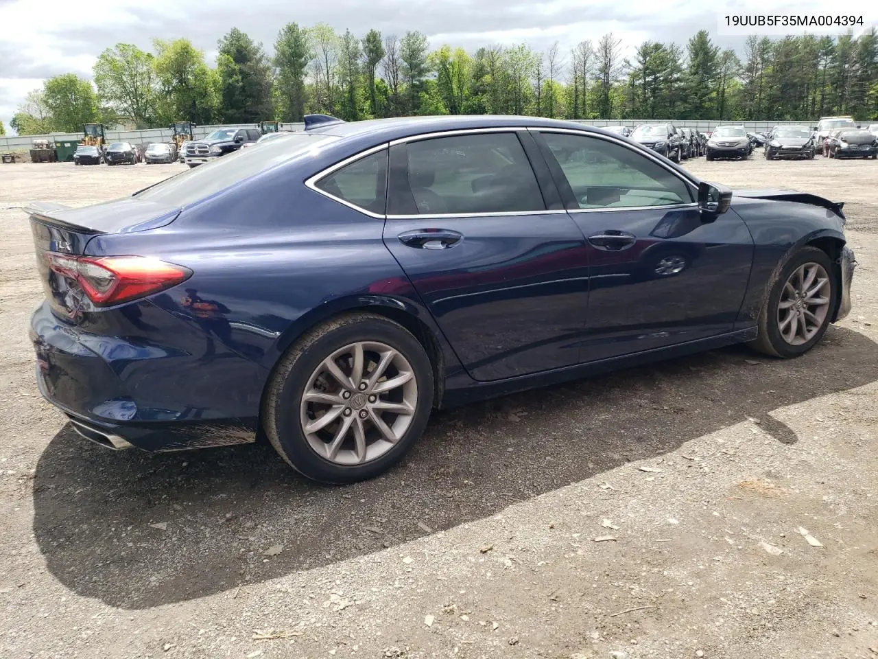 2021 Acura Tlx VIN: 19UUB5F35MA004394 Lot: 56005655
