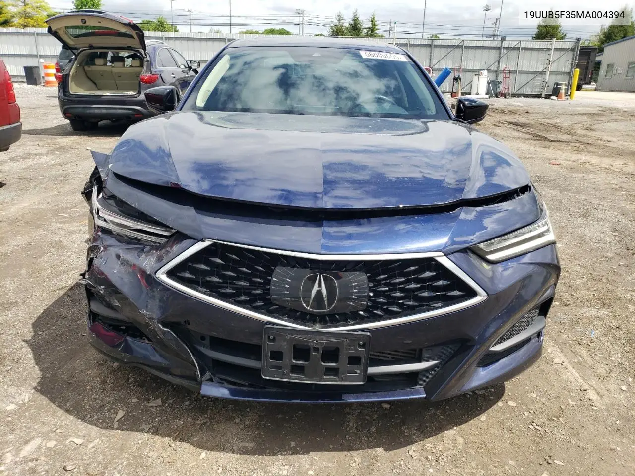 2021 Acura Tlx VIN: 19UUB5F35MA004394 Lot: 56005655