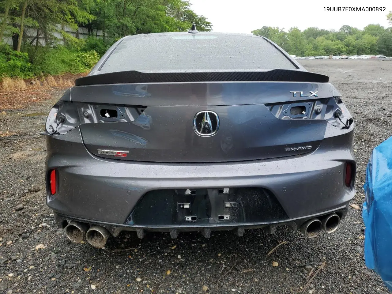 2021 Acura Tlx Type S VIN: 19UUB7F0XMA000892 Lot: 56051945