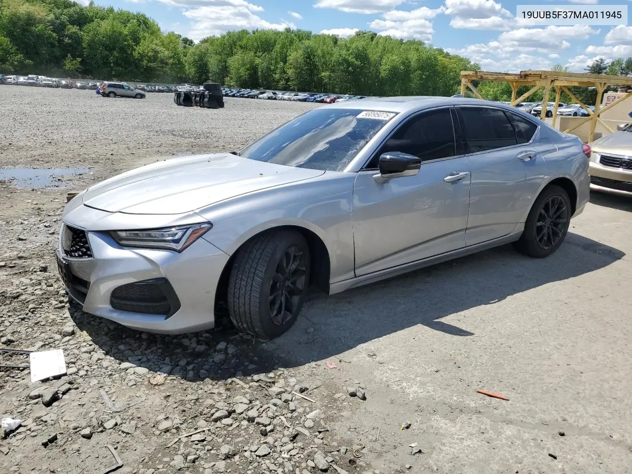 2021 Acura Tlx VIN: 19UUB5F37MA011945 Lot: 56095075