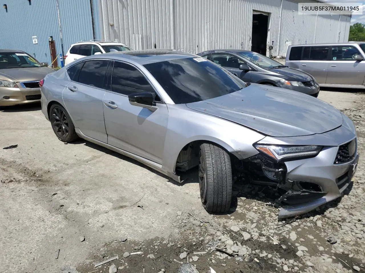 2021 Acura Tlx VIN: 19UUB5F37MA011945 Lot: 56095075