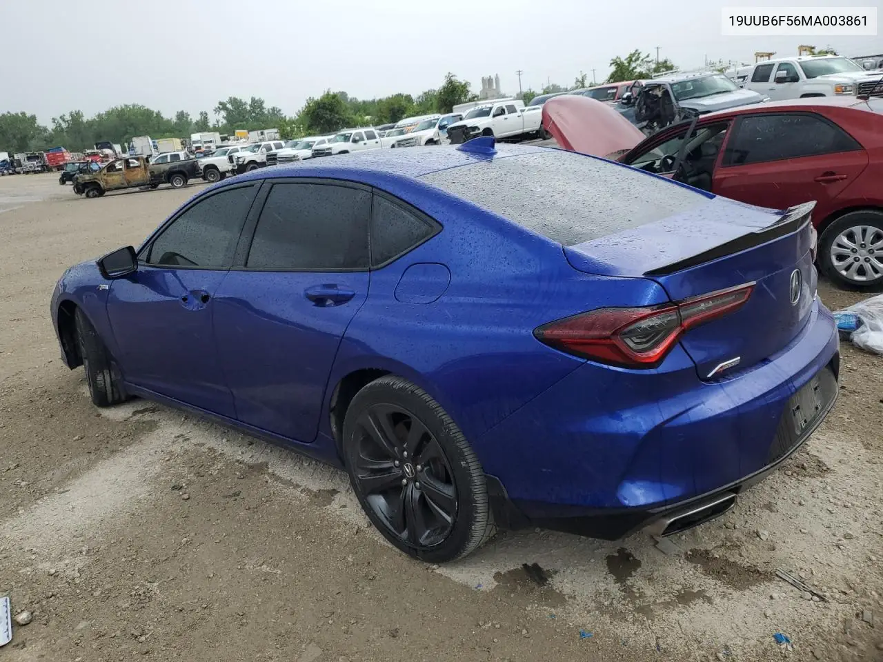 2021 Acura Tlx Tech A VIN: 19UUB6F56MA003861 Lot: 56301545