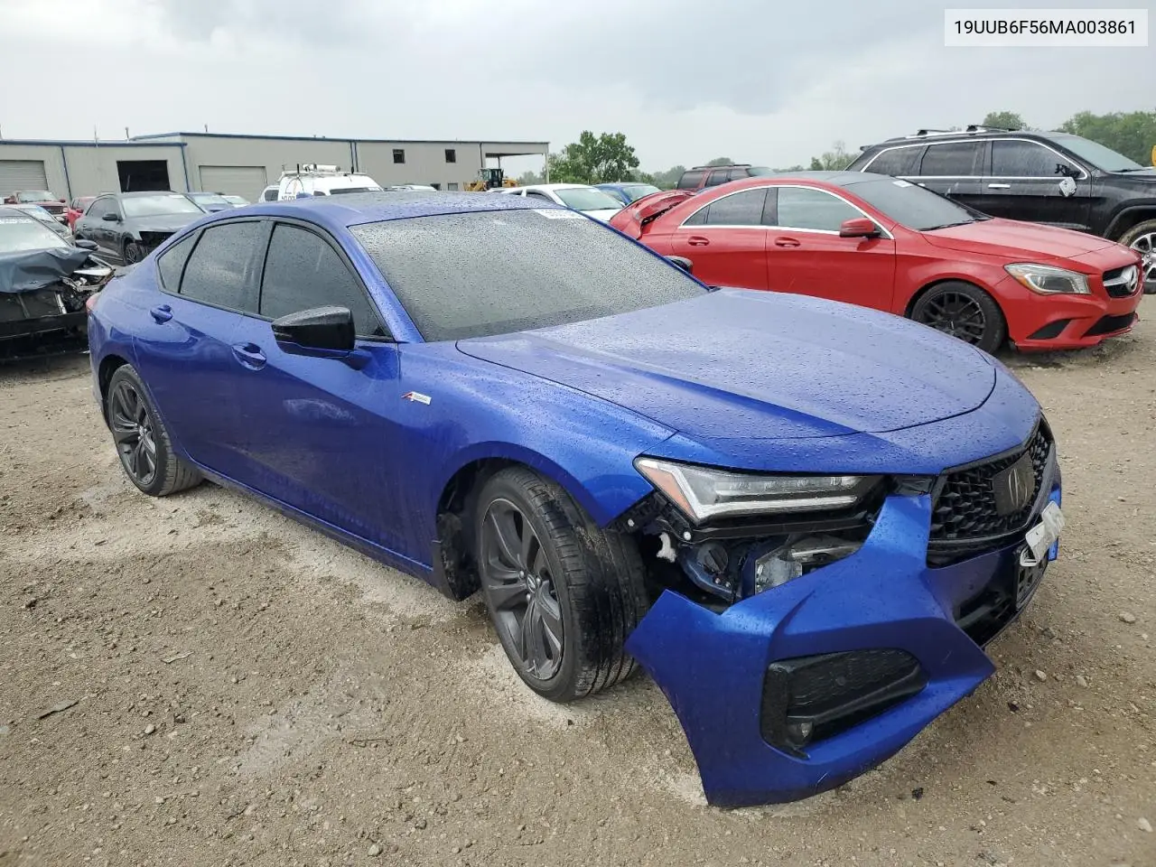 2021 Acura Tlx Tech A VIN: 19UUB6F56MA003861 Lot: 56301545
