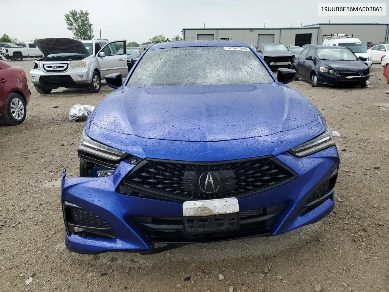 2021 Acura Tlx Tech A VIN: 19UUB6F56MA003861 Lot: 56301545