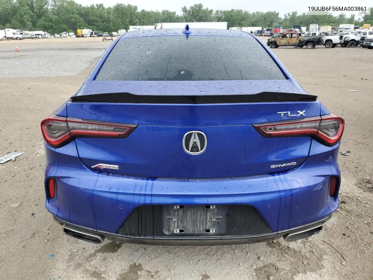 2021 Acura Tlx Tech A VIN: 19UUB6F56MA003861 Lot: 56301545